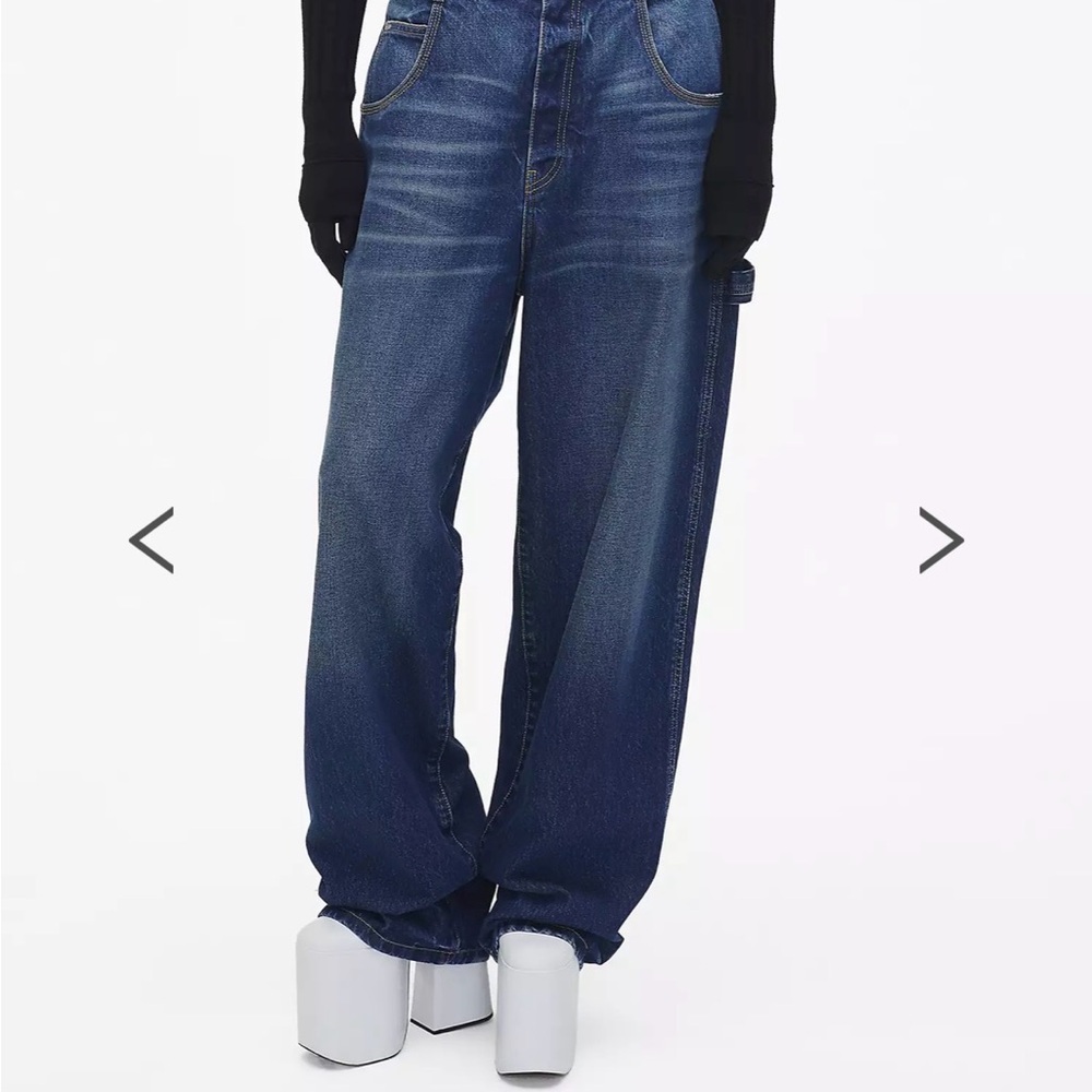 Marc Jacobs Dark Blue Baggy Oversize Jeans